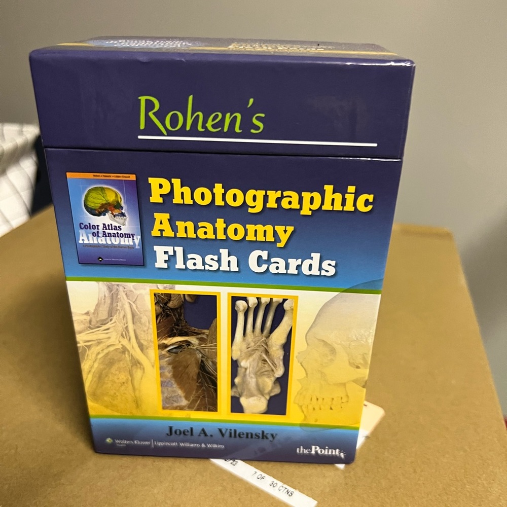 Rohen’s Photographic Anatomy Flashcards